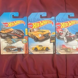 Set of three Hotwheels